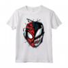 HapTiger Spider-Man Peter Venom Split Face Maglietta - Con Licenza Ufficiale - Marvel Apparel 20MARV00005A-001