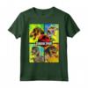 HapTiger Four Different Dinosaur Faces Maglietta - Officially Licensed Apparel for Kids - Roar into the Wild