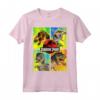 HapTiger Four Different Dinosaur Faces Maglietta - Officially Licensed Apparel for Kids - Roar into the Wild