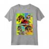 HapTiger Four Different Dinosaur Faces Maglietta - Officially Licensed Apparel for Kids - Roar into the Wild