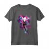 HapTiger Spider-Man: Across the Spider-Verse Gwen Glitch Maglietta - Official Spider-Gwen T-shirt for Boys, Girls, Men, and Women