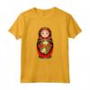 Bella Matrioska Russa Matryoshka Nesting Doll Bella Maglietta - Design Floreale Fragola - Unisex Uomini Donne Ragazzi Ragazze