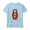 Bella Matrioska Russa Matryoshka Nesting Doll Bella Maglietta - Design Floreale Fragola - Unisex Uomini Donne Ragazzi Ragazze