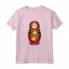 Bella Matrioska Russa Matryoshka Nesting Doll Bella Maglietta - Design Floreale Fragola - Unisex Uomini Donne Ragazzi Ragazze