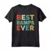 Stile retrò - Best Bampa Ever Maglietta Vintage - Idea Regalo Divertente per il Nonno - Perfetto per Compleanni e Festività