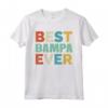 Stile retrò - Best Bampa Ever Maglietta Vintage - Idea Regalo Divertente per il Nonno - Perfetto per Compleanni e Festività