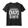 Greatest Dads Promoted to Bampa Grandpa - Funny Graphic Maglietta per Festa del Papà - Ideale come Regalo per Nonni e Compleanni