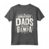 Greatest Dads Promoted to Bampa Grandpa - Funny Graphic Maglietta per Festa del Papà - Ideale come Regalo per Nonni e Compleanni