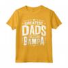 Greatest Dads Promoted to Bampa Grandpa - Funny Graphic Maglietta per Festa del Papà - Ideale come Regalo per Nonni e Compleanni