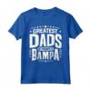 Greatest Dads Promoted to Bampa Grandpa - Funny Graphic Maglietta per Festa del Papà - Ideale come Regalo per Nonni e Compleanni