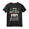 Sono un autismo di Bampa consapevolezza dell'autismo Maglietta - Maglietta per sensibilizzare sull'autismo - Ideale come regalo per familiari e sostenitori dell'autismo