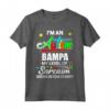 Sono un autismo di Bampa consapevolezza dell'autismo Maglietta - Maglietta per sensibilizzare sull'autismo - Ideale come regalo per familiari e sostenitori dell'autismo