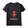 Donna Barbados Maglietta con Collo a V - Souvenir Unico per Viaggiatori - Acquista Online Maglietta Patriottica Barbados
