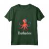 Donna Barbados Maglietta con Collo a V - Souvenir Unico per Viaggiatori - Acquista Online Maglietta Patriottica Barbados