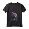 Donna Barbados Maglietta con Collo a V - Souvenir dell'Isola dei Caraibi - Ideale per Mostrare Patriottismo