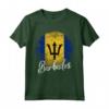 Bandiera Barbados Vintage - Maglietta per Compleanni, Natale, e Giorno dell'Indipendenza - Ideale per Familiari e Amici