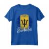 Bandiera Barbados Vintage - Maglietta per Compleanni, Natale, e Giorno dell'Indipendenza - Ideale per Familiari e Amici
