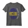 È nel mio DNA, Barbados Flag Roots - HapTiger Maglietta per Celebrare l'Eredità delle Barbados - Acquista la tua T-shirt Orgogliosa Online