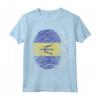È nel mio DNA, Barbados Flag Roots - HapTiger Maglietta per Celebrare l'Eredità delle Barbados - Acquista la tua T-shirt Orgogliosa Online