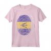 È nel mio DNA, Barbados Flag Roots - HapTiger Maglietta per Celebrare l'Eredità delle Barbados - Acquista la tua T-shirt Orgogliosa Online