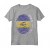 È nel mio DNA, Barbados Flag Roots - HapTiger Maglietta per Celebrare l'Eredità delle Barbados - Acquista la tua T-shirt Orgogliosa Online