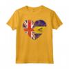 Barbados Roots - Mezza Bandiera Britannica - Maglietta del Regno Unito Barbados - Ideale per Compleanno o Festa della Mamma