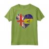 Barbados Roots - Mezza Bandiera Britannica - Maglietta del Regno Unito Barbados - Ideale per Compleanno o Festa della Mamma