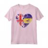 Barbados Roots - Mezza Bandiera Britannica - Maglietta del Regno Unito Barbados - Ideale per Compleanno o Festa della Mamma