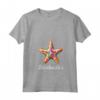Donna Barbados Maglietta con Collo a V - Souvenir dell'Isola dei Caraibi per Mostrare il Patriottismo - Ideale per i Viaggiatori alle Barbados