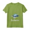 Donna Barbados Maglietta con Collo a V - Souvenir Viaggio alle Barbados - Ideale per Mostrare il Patriottismo Bajan