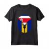 Costa Rica Barbados - Bandiera Costa Rica Barbados Cerniera Maglietta - Mix Hispanic Heritage Month Design