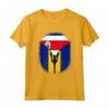 Costa Rica Barbados - Bandiera Costa Rica Barbados Cerniera Maglietta - Mix Hispanic Heritage Month Design