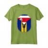Costa Rica Barbados - Bandiera Costa Rica Barbados Cerniera Maglietta - Mix Hispanic Heritage Month Design