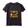 Patriotic Bajan Roots Barbados Flag Abbigliamento Tee - Ideale per Esprimere l'Orgoglio Bajan - Acquista Maglietta con Bandiera Barbados