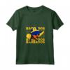 Patriotic Bajan Roots Barbados Flag Abbigliamento Tee - Ideale per Esprimere l'Orgoglio Bajan - Acquista Maglietta con Bandiera Barbados
