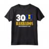 Bandiera Patriottica Barbados del Giorno dell'Indipendenza Maglietta - Ideale per Compleanno, Anniversario e Mostrare l'Orgoglio delle Barbados