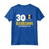 Bandiera Patriottica Barbados del Giorno dell'Indipendenza Maglietta - Ideale per Compleanno, Anniversario e Mostrare l'Orgoglio delle Barbados