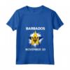 Bandiera Patriottica Barbados del Giorno dell'Indipendenza - Maglietta Vintage Orgoglio delle Barbados per Uomini, Donne e Bambini