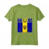 Donna Barbados - Bandiera del Paese delle Barbados Maglietta con Collo a V - Regalo per Uomini e Donne - Ideale per Compleanno o Natale