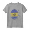 Barbados It's In My DNA Pride - Maglietta Souvenir con Bandiera e Radici di Barbados - Ideale per Mostrare il Tuo Orgoglio Barbados
