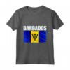 Emblema della Bandiera delle Barbados - Maglietta Leggera con Taglio Classico - Ideale per Mostrare l'Orgoglio Nazionale