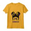 Ragazza Barbados Capelli Disordinati Patriottico Barbados Pride Women Kid Maglietta con Collo a V - Idea Regalo Compleanno o Natale