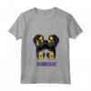 Ragazza Barbados Capelli Disordinati Patriottico Barbados Pride Women Kid Maglietta con Collo a V - Idea Regalo Compleanno o Natale