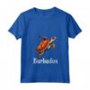 Donna Barbados Maglietta con Collo a V - Souvenir per Viaggiatori alle Barbados - Ideale per Mostrare Patriottismo Bajan