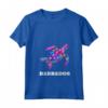 Donna Barbados Maglietta con Collo a V - Souvenir Patriottico per Viaggiatori - Ideale come Regalo unico dalle Barbados