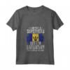 Barbados Bandiera Origine Sono Barbados Maglietta con Collo a V - Design I Am Not A Superhero - Ideale per Barbadiani Orgogliosi delle Proprie Radici