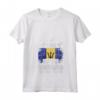 Barbados Bandiera Origine Sono Barbados Maglietta con Collo a V - Design I Am Not A Superhero - Ideale per Barbadiani Orgogliosi delle Proprie Radici