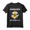 Bandiera Patriottica Barbados del Giorno dell'Indipendenza - Maglietta Orgoglio delle Barbados per Uomini, Donne e Bambini - Ideale per Compleanno, Natale, Anniversario
