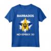 Bandiera Patriottica Barbados del Giorno dell'Indipendenza - Maglietta Orgoglio delle Barbados per Uomini, Donne e Bambini - Ideale per Compleanno, Natale, Anniversario