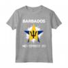 Bandiera Patriottica Barbados del Giorno dell'Indipendenza - Maglietta Orgoglio delle Barbados per Uomini, Donne e Bambini - Ideale per Compleanno, Natale, Anniversario
